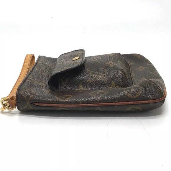 LOUIS VUITTON Monogram Partition Pochette Pouch MonogramCanvas Brown - Picture 3 of 14